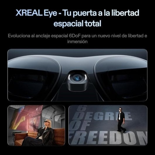Oculos AR XREAL One Pro X1 Chip 171" 120 Hz 57 graus FOV 3DoF L