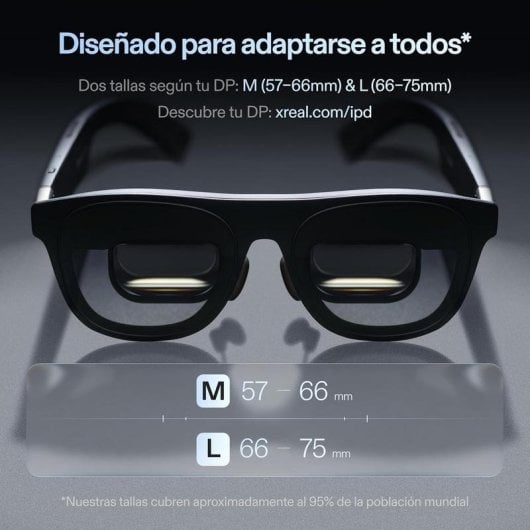 Oculos AR XREAL One Pro X1 Chip 171" 120 Hz 57 graus FOV 3DoF L