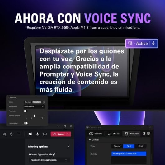 Teleprompteur elgato Prompter XL 15,6" FHD 600 nits USB-C ecran amovible