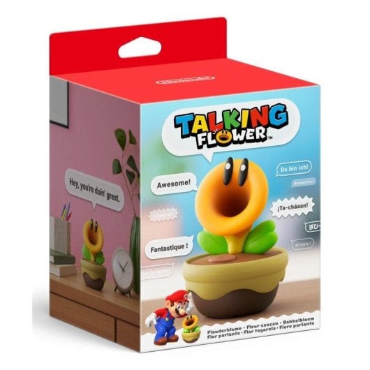 Figure de collection Nintendo Talking Flower Super Mario Bros. Wonder ABS PVC