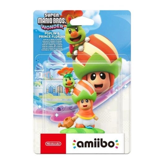 Figurine interactive Nintendo Amiibo Poplin & Prince Florian Multicolore Nintendo Switch 2