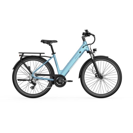 Bicicleta eléctrica Qreate City Air 27.5" 250W 36V 13,5Ah step-through urbana con frenos hidráulicos