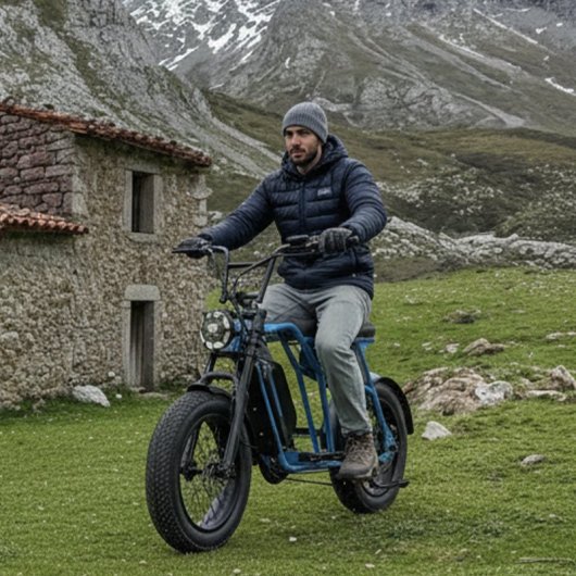 Bicicletta elettrica Qreate Cavet Air 20x4.0 250W 48V 15,6Ah TFT APP