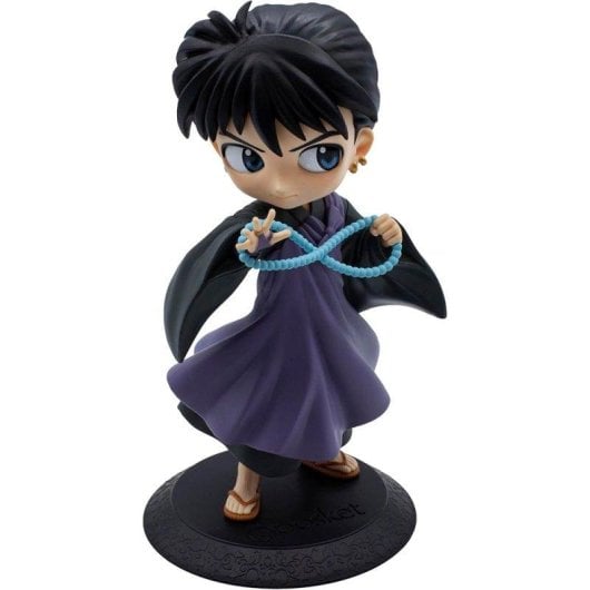 Figura Banpresto Q Posket Miroku PVC Base Colecionável Inuyasha