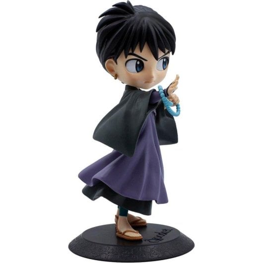 Figura Banpresto Q Posket Miroku PVC Base Colecionável Inuyasha