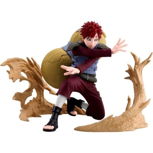 Figura coleccionable Banpresto Gaara Vibration Stars Plus diseño detallado Naruto