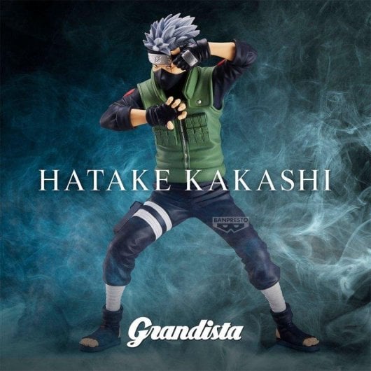 Figura Banpresto Hatake Kakashi Grandista Detalhes Premium Naruto Shippuden