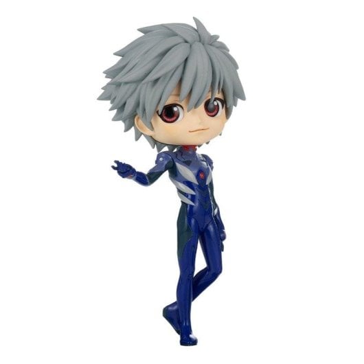 Figura Banpresto Kaworu Nagisa Plugsuit Style Q Posket Evangelion Detalhada