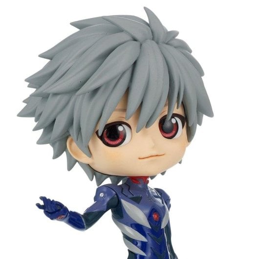 Figura Banpresto Kaworu Nagisa Plugsuit Style Q Posket Evangelion Detalhada