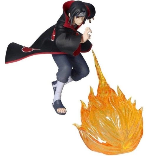 Figura Banpresto Effectreme Itachi Uchiha dettagli dinamici accessori inclusi