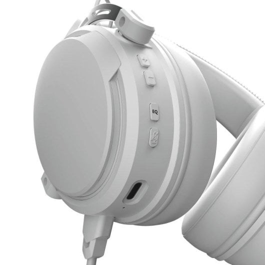 Auriculares Nubi NH1 con cable USB-C Gaming micrófono desmontable 4 modos ecualización blancos