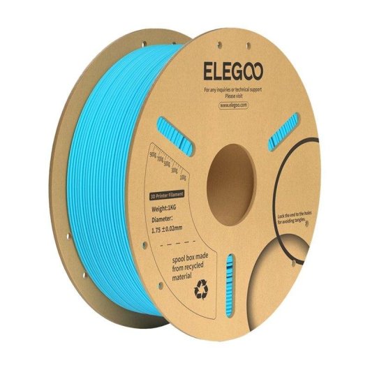 Filament PLA+ Elegoo 50.203.0161 Bleu 1,75 mm Haute Précision Résistant