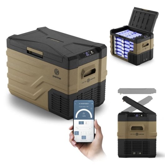 Peme Quest 40 Nevera Portátil Con Compresor  35.3l Caqui