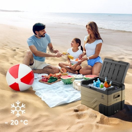 Peme Quest 40 Nevera Portátil Con Compresor  35.3l Caqui