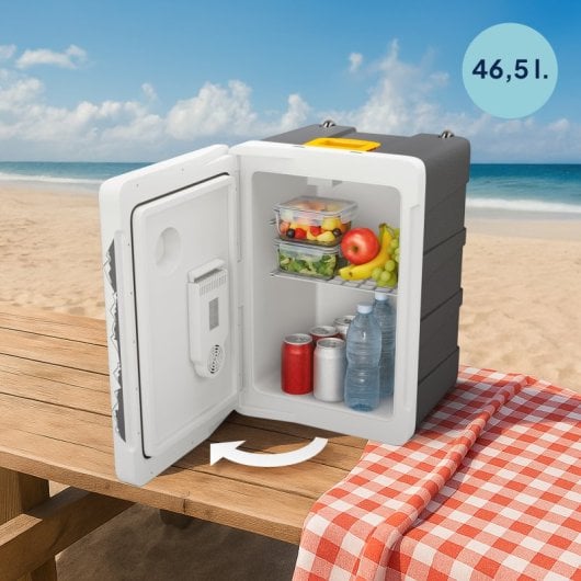 Caixa térmica portátil Peme Essential XL 50L cinzento