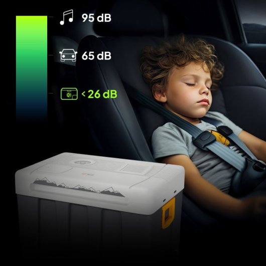 Caixa térmica portátil Peme Essential XL 50L cinzento