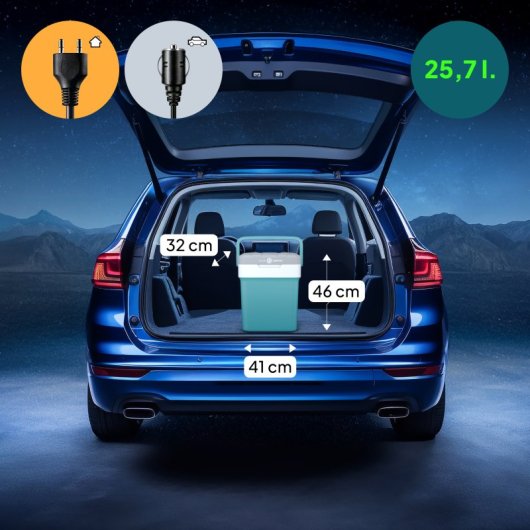 Caixa térmica portátil Peme Essential 32 de 26 litros, azul.