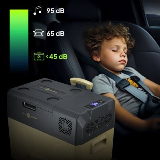 Peme Expedition 40 Nevera Portátil Con Compresor 39l Caqui