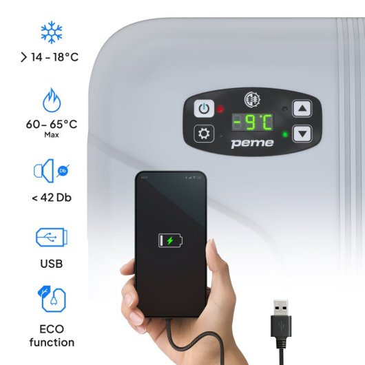 Peme Essential 27 Nevera Portátil 23l Azul