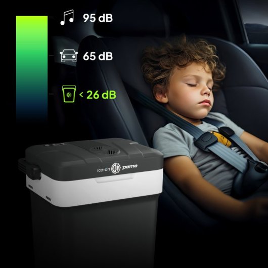 Frigorífico portátil Peme Essential 32 de 26 litros, preto.