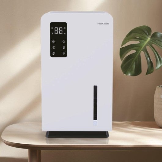 Desumidificador Prixton Aura Silencioso Filtro HEPA H13 Depósito 3L RGB