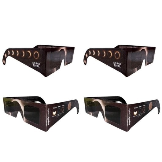Lunette d’éclipse Roctar ROPTIC ISO CE Protection solaire lot 100 adultes