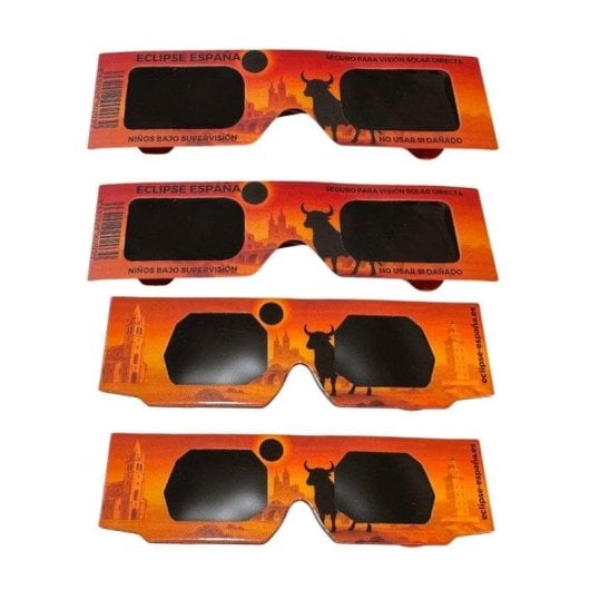 Lunette d’éclipse Roctar Roptic Pack Famille 2 Adultes 2 Enfants Certifiées ISO CE