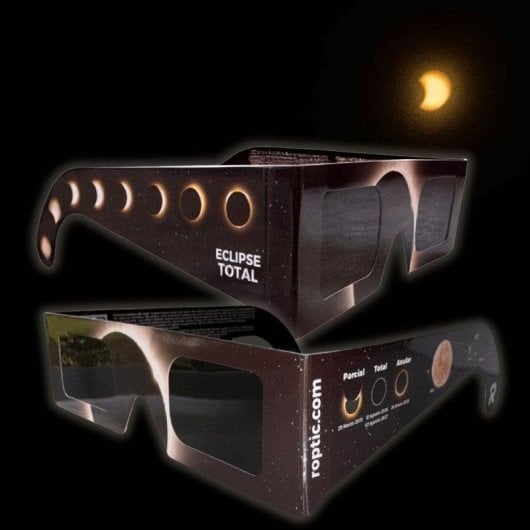 Lunette d’éclipse Roctar ROPTIC Certifiée ISO CE Filtre Solaire Lot 250u
