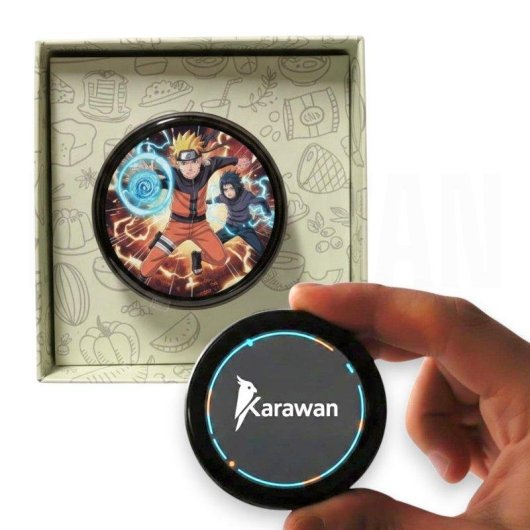Botão Eletrónico Personalizável Karawan Ecrã Integrado Imagem e Vídeo
