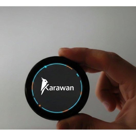 Botão Eletrónico Personalizável Karawan Ecrã Integrado Imagem e Vídeo
