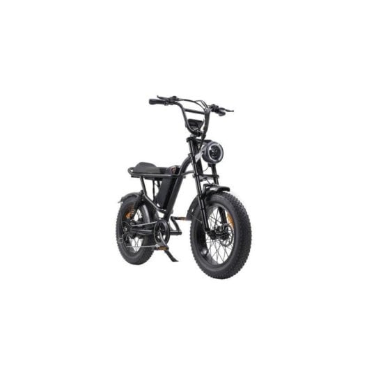 Bicicleta elétrica Rush Horse V1 1750W 48V 15Ah Suspensão dupla 20 polegadas Preto
