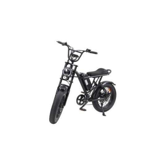 Bicicleta elétrica Rush Horse V1 1750W 48V 15Ah Suspensão dupla 20 polegadas Preto