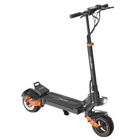 Patinete eléctrico Geliepu Z1 1200W Autonomía 60km Ruedas 10" Frenos disco Negro