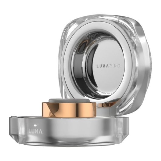 Anillo inteligente Noise Luna Ring Gen 2.0 Talla 8 Bluetooth Sin suscripción iOS/Android Monitorización salud Rose Gold