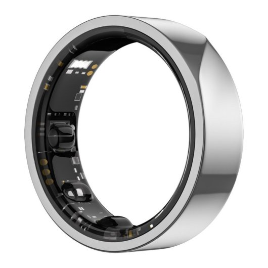 Anello intelligente Noise Luna Ring Gen 2.0 Taglia 11 Bluetooth Monitoraggio Salute Stardust Silver