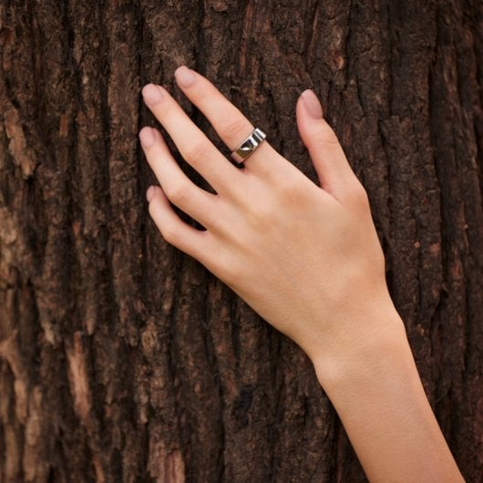 Anillo inteligente Noise Luna Ring Gen 2.0 Talla 12 Bluetooth Sin suscripción Monitorización salud Plata