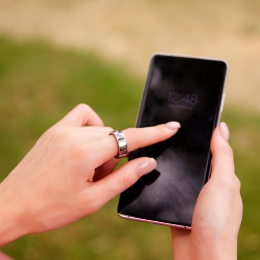 Anillo inteligente Noise Luna Ring Gen 2.0 Talla 12 Bluetooth Sin suscripción Monitorización salud Plata