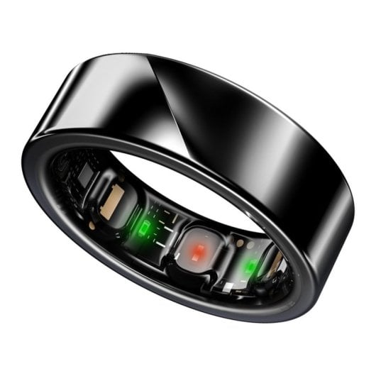 Anello intelligente Noise Luna Ring Gen 2.0 Taglia 12 Bluetooth Monitoraggio Salute Midnight Black