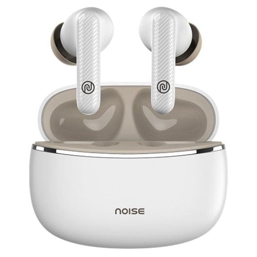 Auriculares Noise Aura True Wireless Bluetooth para uso diário e chamadas, brancos