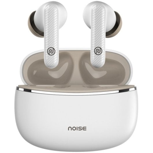 Auriculares Noise Aura inalámbricos Bluetooth para uso diario y llamadas, color blanco