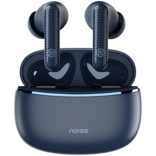 Auriculares Noise Aura inalámbricos Bluetooth con micrófono y control táctil, color azul