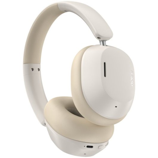 Auriculares Noise Airwave Max 5 inalámbricos Bluetooth con Cancelación de Ruido, micrófono y control táctil, color beige