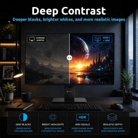Monitor Alurin CoreVision 27 IPS QHD 120Hz FreeSync HDR 1ms