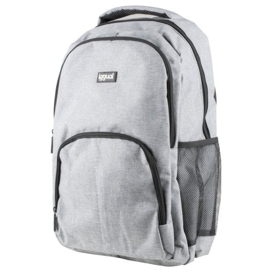 Mochila iggual Everyday Use gris para portátil 15.6-17" resistente y ligera