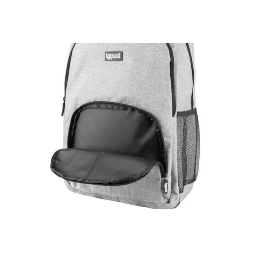 Sac à dos iggual Everyday Use gris 15,6-17'' polyester Oxford résistant