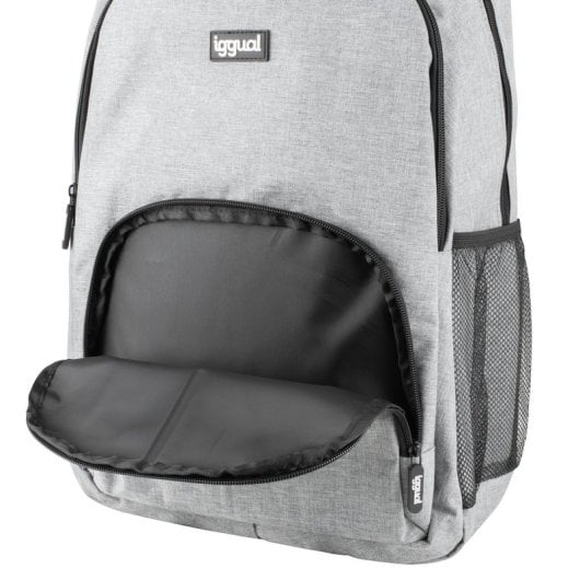 Mochila iggual Everyday Use gris para portátil 15.6-17" resistente y ligera