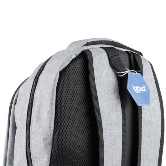 Mochila iggual Everyday Use gris para portátil 15.6-17" resistente y ligera