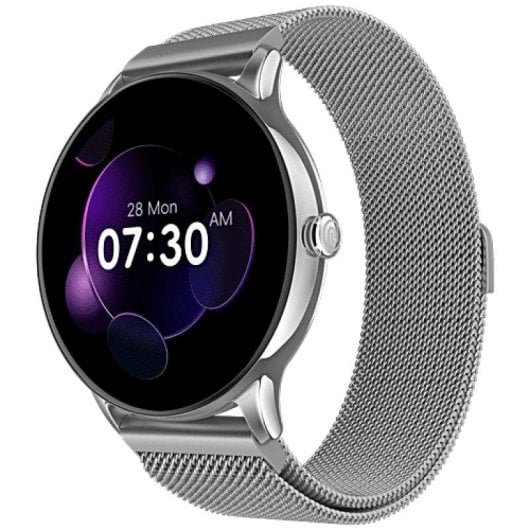 Montre Connectée Noise Twist Go Bluetooth Silver Link Suivi Activité Notifications Argent