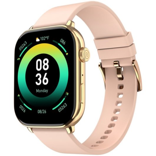 Noise Pulse 4 Max Bluetooth 44mm Pantalla Táctil Rose Pink Monitor de Salud y Notificaciones