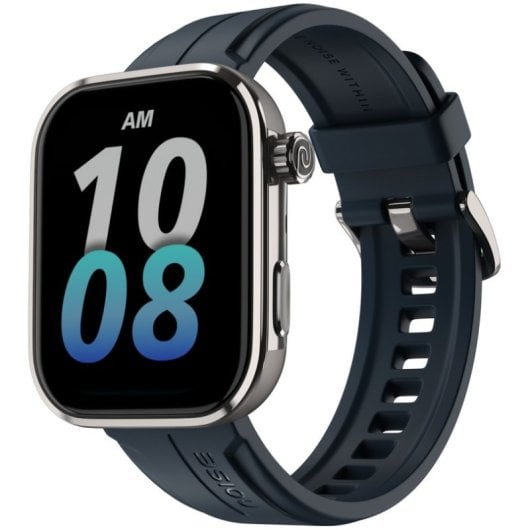 Montre Connectée Noise Pro 6 Max AI GPS Bluetooth 45mm Écran Couleur Blue Titanium SpO2 Pulsomètre